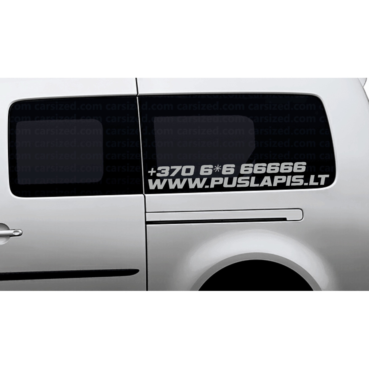 Reklaminis lipdukas automobiliui Reklaminis lipdukas automobiliui