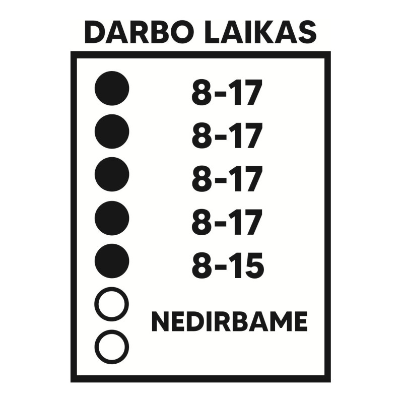 Lipdukas darbo laikui (1#)