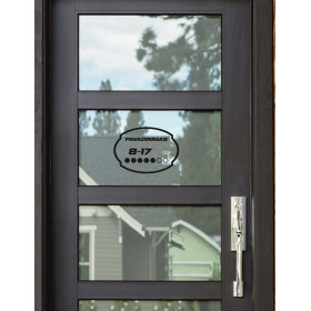 Lipdukas su darbo laiku (4#)