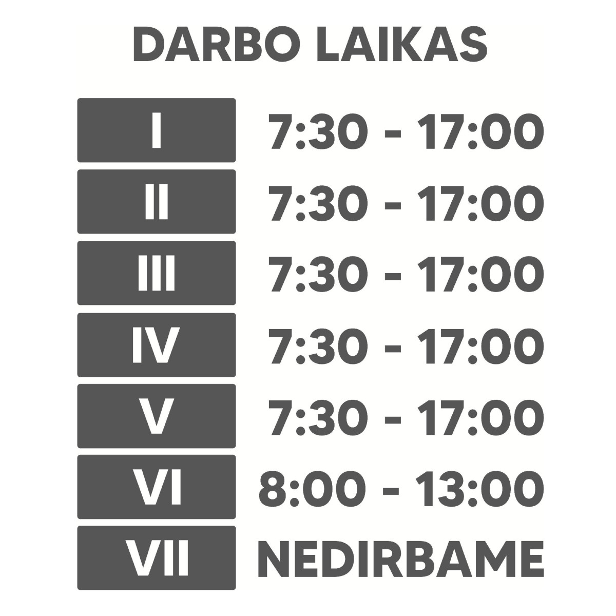 Lipdukas darbo laikui (9#) Lipdukas darbo laikui (9#)