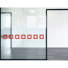 Lipdukas stiklo pertvarom bei durims žymėti (2#)